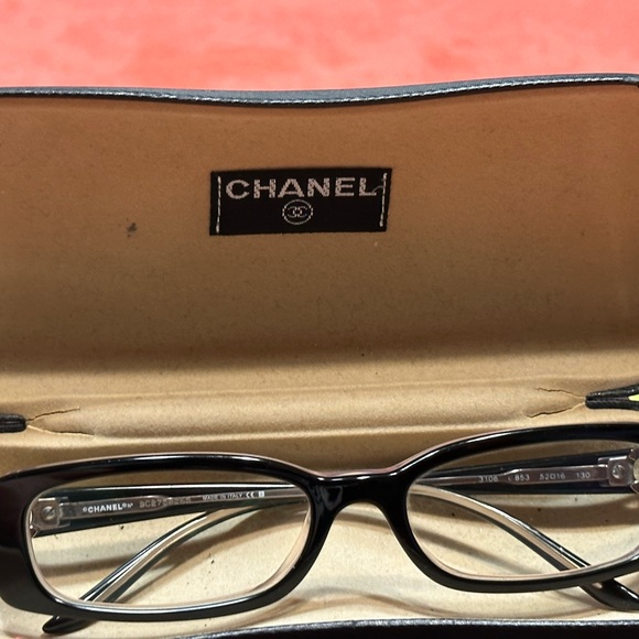 Chanel Vintage Glasses 50mm Black on Puple - Picture 12 of 15